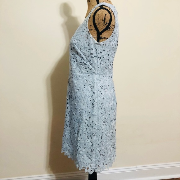 LOFT Dress Light Blue Size 6P - Picture 4 of 11